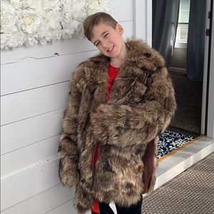 Authentic Raccoon Fur Coat